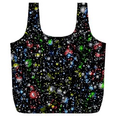 Universe Star Planet Galaxy Full Print Recycle Bag (xl) by Ravend