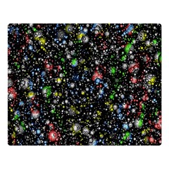 Universe Star Planet Galaxy Two Sides Premium Plush Fleece Blanket (large) by Ravend