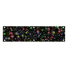 Universe Star Planet Galaxy Banner And Sign 4  X 1  by Ravend