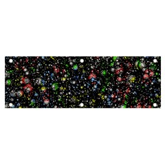 Universe Star Planet Galaxy Banner And Sign 6  X 2  by Ravend