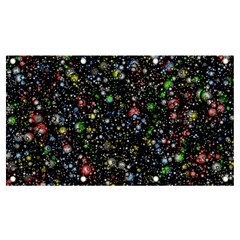 Universe Star Planet Galaxy Banner And Sign 7  X 4  by Ravend