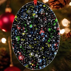 Universe Star Planet Galaxy Uv Print Acrylic Ornament Oval by Ravend