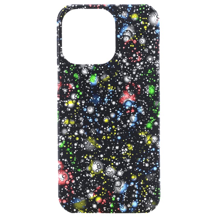 Universe Star Planet Galaxy iPhone 15 Pro Max Black UV Print PC Hardshell Case