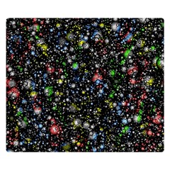 Universe Star Planet Galaxy Premium Plush Fleece Blanket (small)