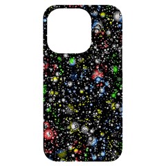 Universe Star Planet Galaxy Iphone 14 Pro Black Uv Print Case by Ravend