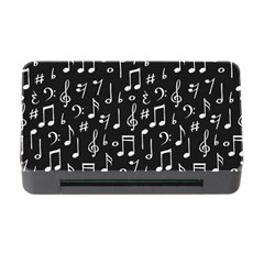 Chalk Music Notes Signs Seamless Pattern Memory Card Reader With Cf by Ravend