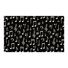 Chalk Music Notes Signs Seamless Pattern Banner And Sign 5  X 3  by Ravend