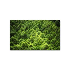 Green Pine Forest Sticker Rectangular (100 Pack) by Ravend