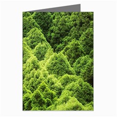 Green Pine Forest Greeting Cards (pkg Of 8)