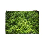 Green Pine Forest Cosmetic Bag (Large) Back