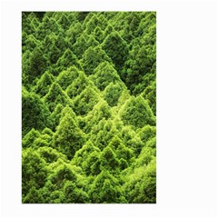 Green Pine Forest Large Garden Flag (two Sides) by Ravend