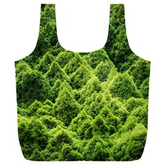 Green Pine Forest Full Print Recycle Bag (xxl) by Ravend