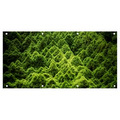 Green Pine Forest Banner And Sign 8  X 4 