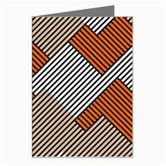 Abstract Pattern Line Art Design Decoration Greeting Card by Ravend