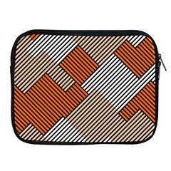 Abstract Pattern Line Art Design Decoration Apple Ipad 2/3/4 Zipper Cases by Ravend