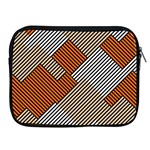 Abstract Pattern Line Art Design Decoration Apple iPad 2/3/4 Zipper Cases Front