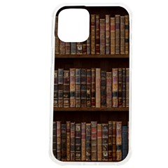 Old Bookshelf Orderly Antique Books Iphone 12 Pro Max Tpu Uv Print Case by Ravend