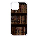 Old Bookshelf Orderly Antique Books iPhone 14 TPU UV Print Case Front