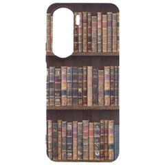 Old Bookshelf Orderly Antique Books Samsung Galaxy S24 Plus 6 7 Inch Black Tpu Uv Case by Ravend