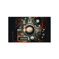 Technology Robot Internet Processor Sticker (rectangular) by Ravend