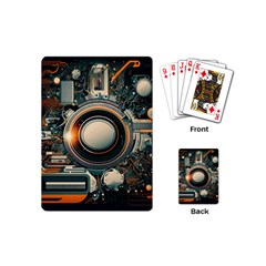 Technology Robot Internet Processor Playing Cards Single Design (mini) by Ravend