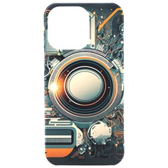 Technology Robot Internet Processor Iphone 15 Pro Max Black Uv Print Pc Hardshell Case by Ravend