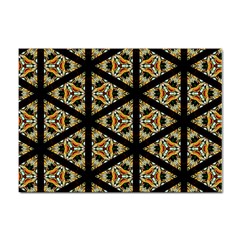 Pattern Stained Glass Triangles Sticker A4 (100 Pack)