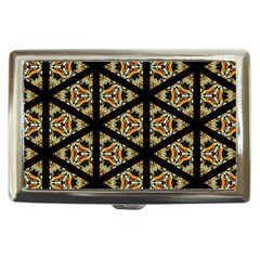 Pattern Stained Glass Triangles Cigarette Money Case