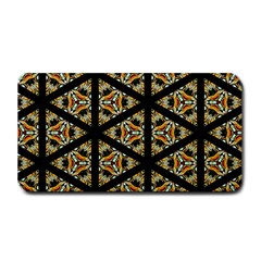 Pattern Stained Glass Triangles Medium Bar Mat by HermanTelo