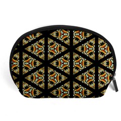 Pattern Stained Glass Triangles Accessory Pouch (large)