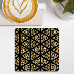 Pattern Stained Glass Triangles Uv Print Square Tile Coaster 