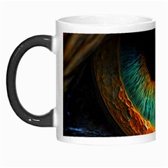 Eye Bird Feathers Vibrant Morph Mug by Hannah976