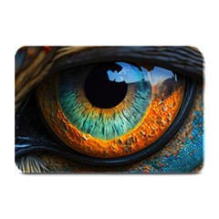 Eye Bird Feathers Vibrant Plate Mats by Hannah976