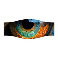 Eye Bird Feathers Vibrant Stretchable Headband by Hannah976