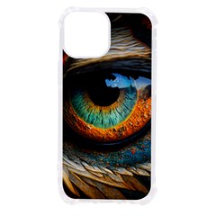 Eye Bird Feathers Vibrant Iphone 13 Mini Tpu Uv Print Case by Hannah976