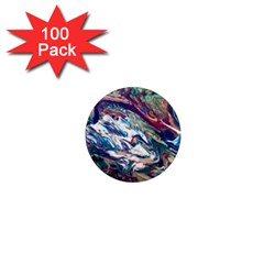 Abstract Strata Iv 1  Mini Magnets (100 Pack) 