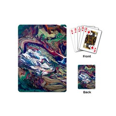 Abstract Strata Iv Playing Cards Single Design (mini)