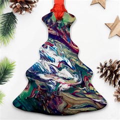 Abstract Strata Iv Ornament (christmas Tree) 