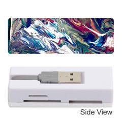 Abstract Strata Iv Memory Card Reader (stick) by kaleidomarblingart