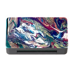 Abstract Strata Iv Memory Card Reader With Cf by kaleidomarblingart