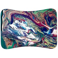 Abstract Strata Iv Velour Seat Head Rest Cushion