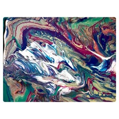 Abstract Strata Iv Premium Plush Fleece Blanket (extra Small) by kaleidomarblingart