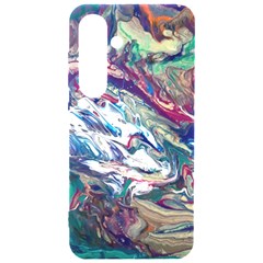 Abstract Strata Iv Samsung Galaxy S24 6 2 Inch Black Tpu Uv Case by kaleidomarblingart