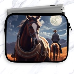 Western America Landscape Illustration Scene Apple Ipad 2/3/4 Zipper Cases by dflcprintsclothing