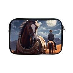 Western America Landscape Illustration Scene Apple Ipad Mini Zipper Cases