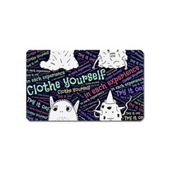 Experience Feeling Clothing Self Magnet (name Card) by Paksenen