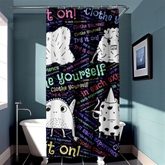 Experience Feeling Clothing Self Shower Curtain 36  X 72  (stall)  by Paksenen