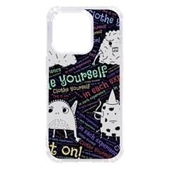 Experience Feeling Clothing Self Iphone 14 Pro Tpu Uv Print Case by Paksenen