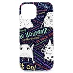 Experience Feeling Clothing Self iPhone 15 Plus Black UV Print PC Hardshell Case Front