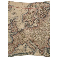 Old Vintage Classic Map Of Europe Back Support Cushion by Paksenen